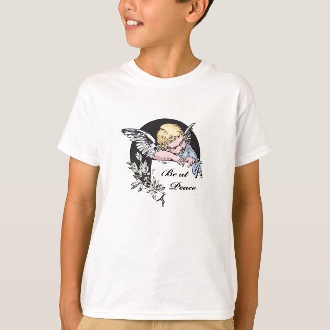 Seien Sie bei Peace Angel T-Shirt (Vorderseite)