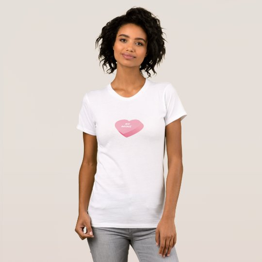 Seien Sie Bergwerk-Herz-Süßigkeits-Grafik-T-Stück T-Shirt