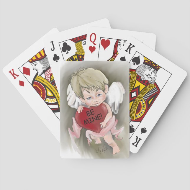 Seien Sie Bergwerk-Valentinsgruß-Spielkarten Spielkarten (Rückseite)