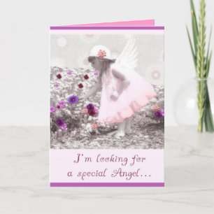 seien Sie bitte mein flowergirl Einladung