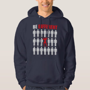 Seien Sie - Bodybuilder unterschiedlich Hoodie
