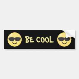 Seien Sie cooler Sonnenbrillen Emoji Autoaufkleber