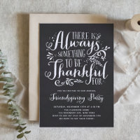 Seien Sie dankbar Imitats Chalkboard Friendsgiving
