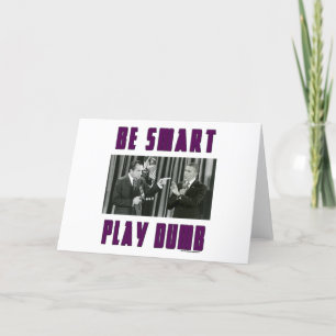 Seien Sie - das stumme Spiel intelligent Karte