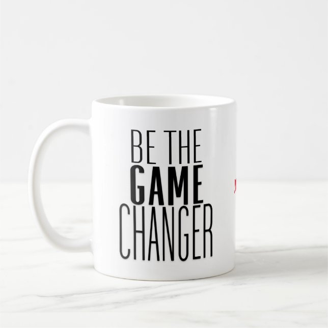 Seien Sie der Motivierend Name für den Spielechanc Kaffeetasse (Links)