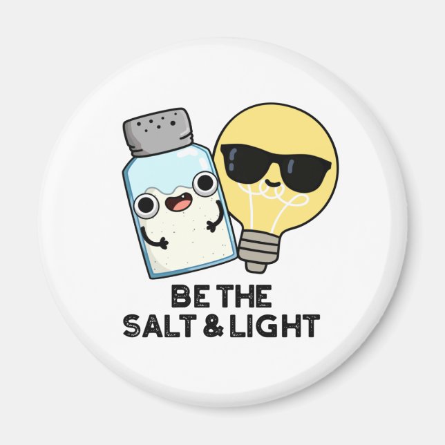 Seien Sie der Salz- und Lichtblütenpuff Magnet (Vorne)