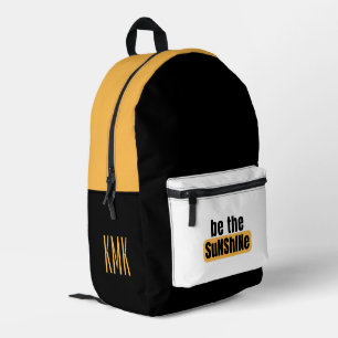Seien Sie der Sonnenscheinsack Bedruckter Rucksack