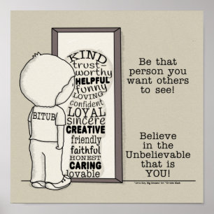 Seien Sie derjenige Poster