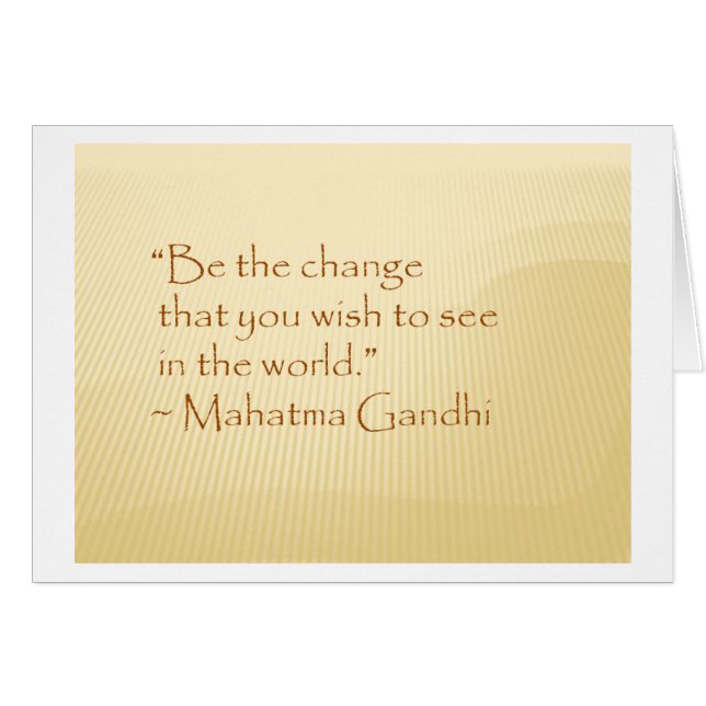 Seien Sie die Änderung (Vorderseite (Horizontal))