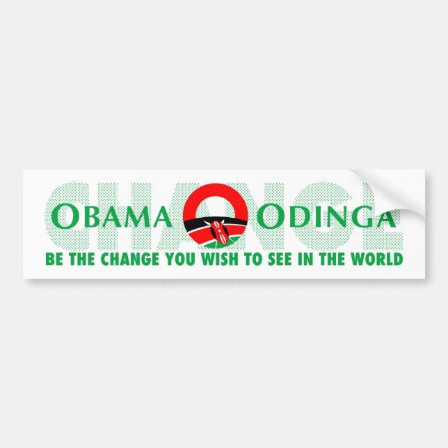 Seien Sie die Änderung Autoaufkleber (Vorne)