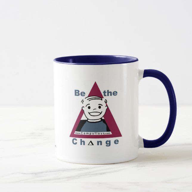 "SEIEN Sie die ÄNDERUNG" Tasse (Rechts)