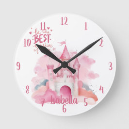 Seien Sie die beste Version von Ihnen anpassbar Runde Wanduhr