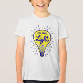 Seien Sie die Glühbirne des leichten Cartoon Tri-Blend Shirt