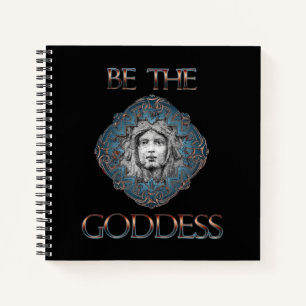 Seien Sie die Göttin Spirale Notebook Notizbuch