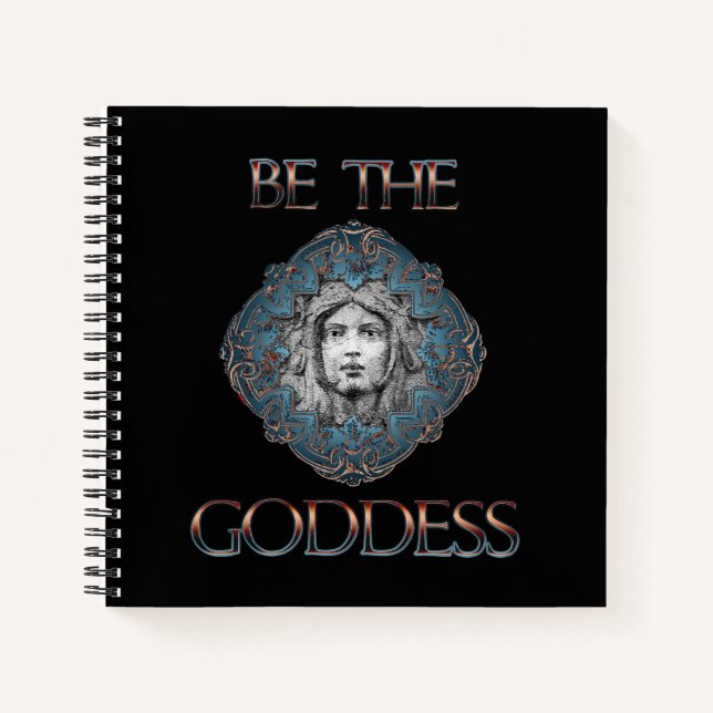 Seien Sie die Göttin Spirale Notebook Notizbuch (Vorderseite)