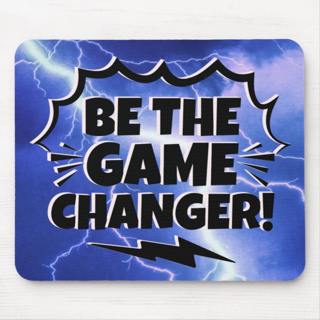 Seien Sie die Spielschubmotivation Inspirierend er Mousepad (Vorne)