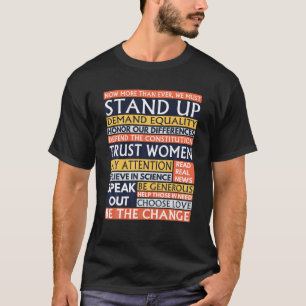 Seien Sie die Veränderung, die Sie sehen wollen Fe T-Shirt