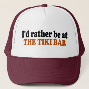 Seien Sie eher am Tiki Bar Truckerkappe