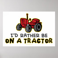 Seien Sie eher auf einem Traktor.