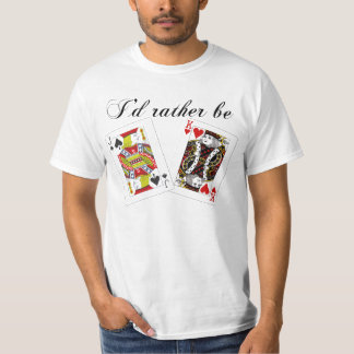SEIEN SIE EHER GRIFF-POKER JACK-KÖNIG-JACKING OFF T-Shirt