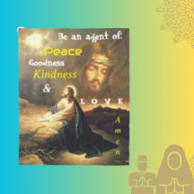 Seien Sie ein Agent des "Peace Christ Image Charac