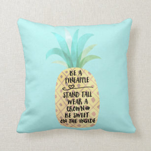 Seien Sie ein Ananas-Zitat-umschaltbares Kissen