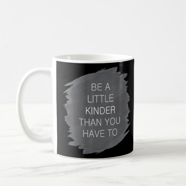 Seien Sie ein bisschen kinder-radikale Kindheit ge Kaffeetasse (Links)