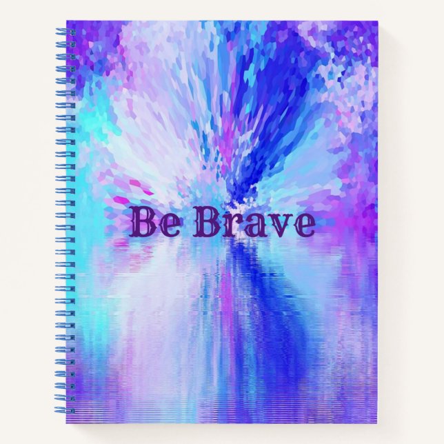 Seien Sie ein braves SpiralNotebook Notizbuch (Vorderseite)