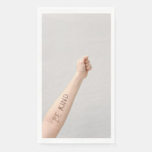 Seien Sie ein freundliches Armmessgerät Serviette