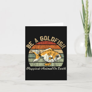 Seien Sie ein Goldfisch für ein Motivierend Fußbal Karte