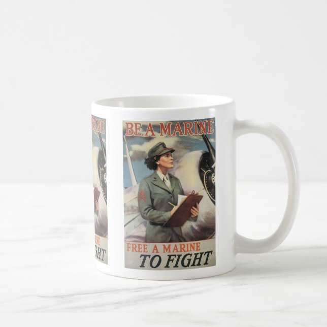 Seien Sie ein Marinesoldat - geben Sie einen Kaffeetasse (Rechts)