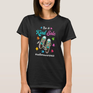 Seien Sie ein netter Autismus Boy Girl Puzzle Schu T-Shirt