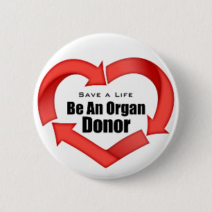 Seien Sie ein Organ-Spender Button