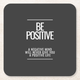 Seien Sie ein positiver Untersetzer