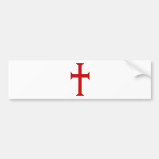Seien Sie ein Ritter Templar! Autoaufkleber