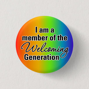 Seien Sie ein Teil der freundlichen Generation Button