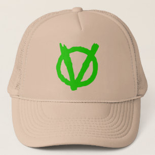 Seien Sie ein Teil der veganen Revolution. Tragen Truckerkappe
