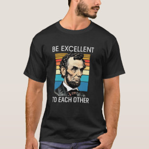 Seien Sie einander hervorragend US-Karte Flagge Ab T-Shirt