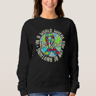 Seien Sie eine Art Autismus Bewusstsein Puzzle Ear Sweatshirt