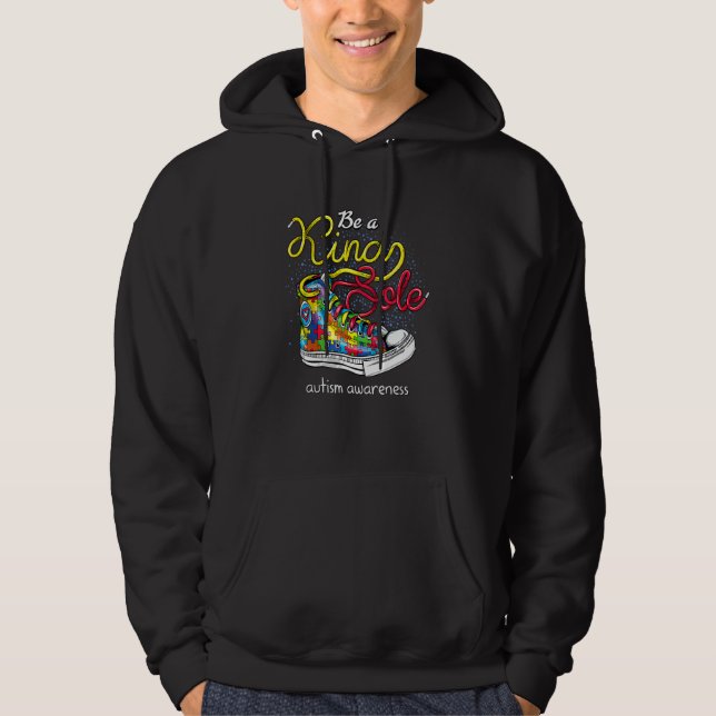 Seien Sie eine Art Autismus Bewusstsein Puzzle Sch Hoodie (Vorderseite)