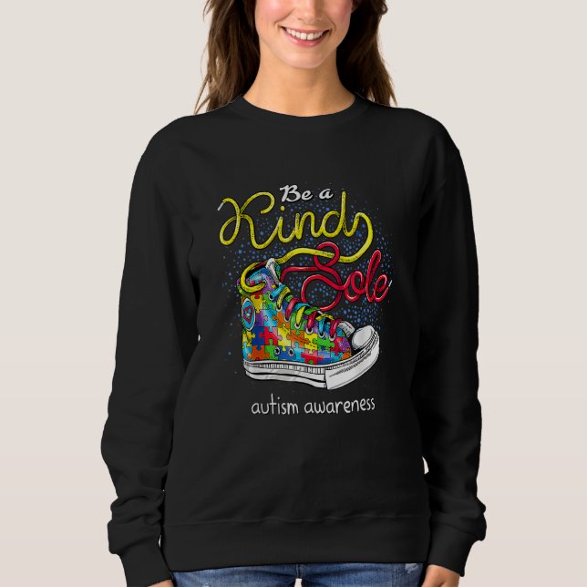 Seien Sie eine Art Autismus Bewusstsein Puzzle Sch Sweatshirt (Vorderseite)