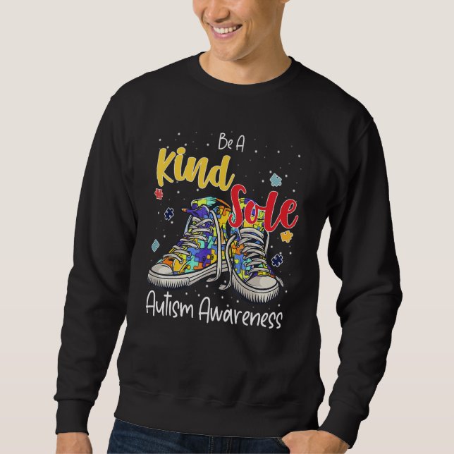 Seien Sie eine Art Autismus Bewusstsein Puzzle Sch Sweatshirt (Vorderseite)