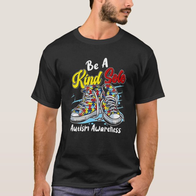 Seien Sie eine Art Autismus Bewusstsein Puzzle Sch T-Shirt (Vorderseite)
