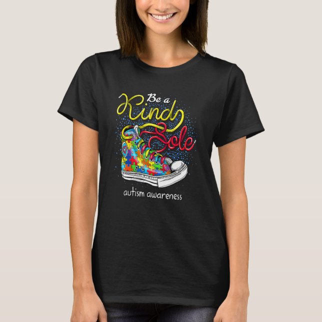 Seien Sie eine Art Autismus Bewusstsein Puzzle Sch T-Shirt (Vorderseite)