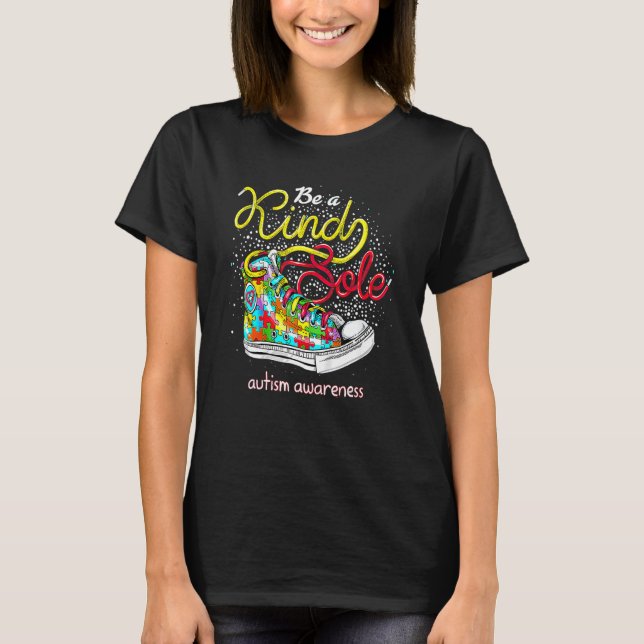 Seien Sie eine Art Autismus Bewusstsein Puzzle Sch T-Shirt (Vorderseite)