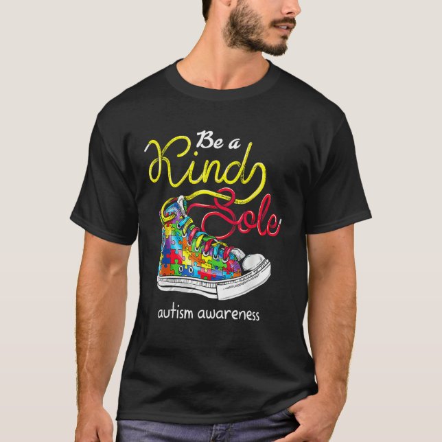 Seien Sie eine Art Autismus Bewusstsein Puzzle Sch T-Shirt (Vorderseite)
