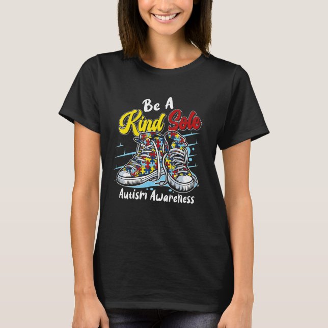 Seien Sie eine Art Autismus Bewusstsein Puzzle Sch T-Shirt (Vorderseite)