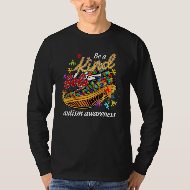 Seien Sie eine Art Autismus Bewusstsein Puzzle Sch T-Shirt (Vorderseite)