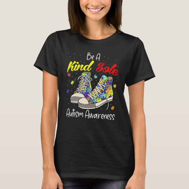 Seien Sie eine Art Autismus Bewusstsein Puzzle Sch T-Shirt (Vorderseite)