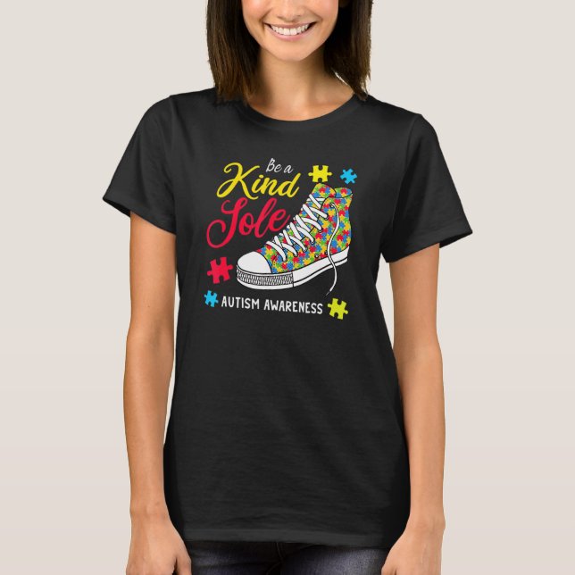 Seien Sie eine Art Seezunge Regenbogen Trendy Puzz T-Shirt (Vorderseite)